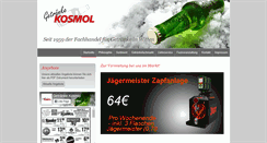 Desktop Screenshot of kosmol.com