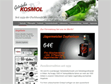 Tablet Screenshot of kosmol.com